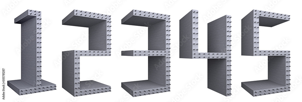 concrete slab numbers 1 2 3 4 5 concrete slab numbers 1 2 3 4 5