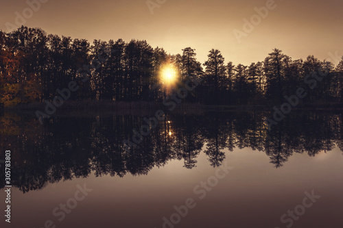 Sonnenuntergang in Franken