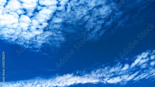 blue sky with clouds