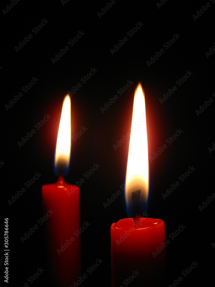 red candle in the dark red candle in the dark