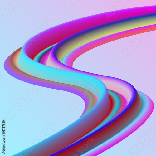 Colorful Flow Background.