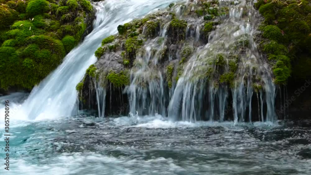 Wonderful fresh water rapids waterfalls river flowing Wonderful fresh water rapids waterfalls river flowing