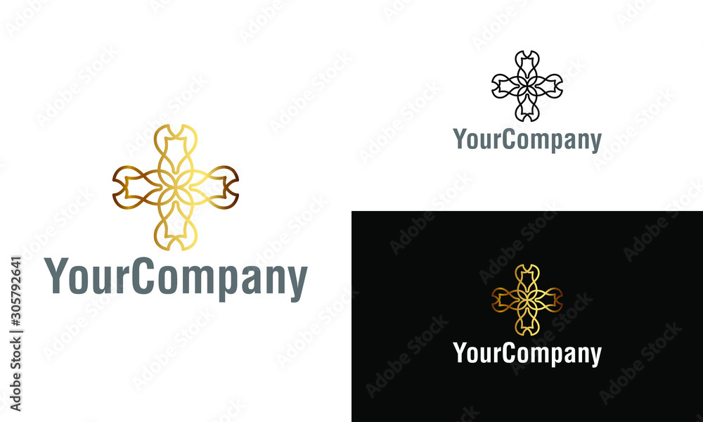 Creative ornament logo design template. Universal ornament vector logo. Creative vector emblem, for icon or design concept. Creative ornament logo design template. Universal ornament vector logo. Creative vector emblem, for icon or design concept.