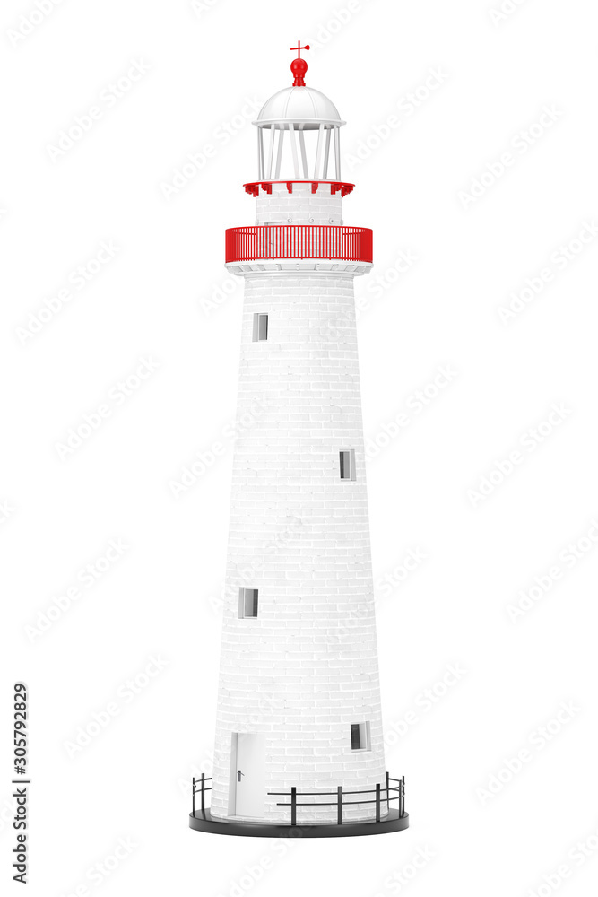 Beautiful Old Lighthouse. 3d Rendering Beautiful Old Lighthouse. 3d Rendering