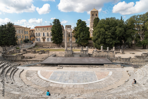 Roman amphitheatre in Arles, Provance, France