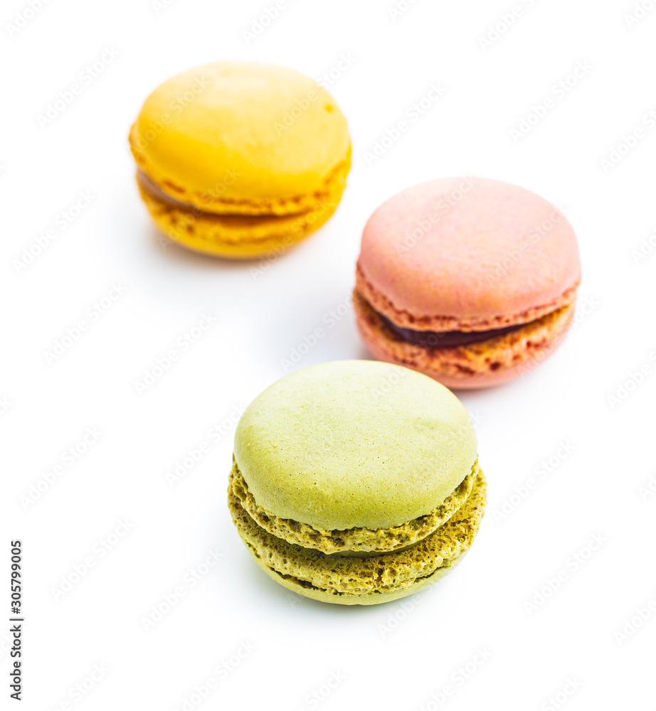 Sweet colorful macarons. Sweet colorful macarons.