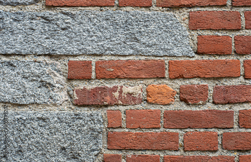 Wallpaper Mural old brick wall texture in Italy, wallpaper, antico muro di mattoni in Italia Torontodigital.ca