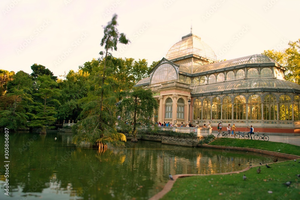 The Palacio de Cristal. 