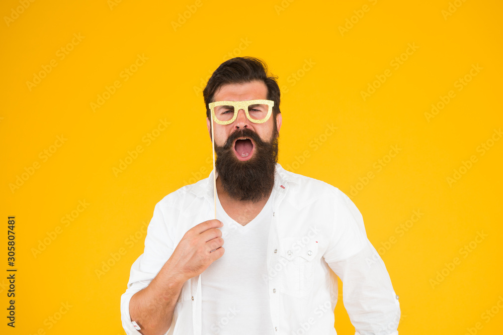 it passes belief. how nerds have fun. barbershop concept. bearded man party glasses. Party accessory. Good mood. ready for holiday celebration. Smart nerd eyeglasses. Last minute costume party ideas it passes belief. how nerds have fun. barbershop concept. bearded man party glasses. Party accessory. Good mood. ready for holiday celebration. Smart nerd eyeglasses. Last minute costume party ideas