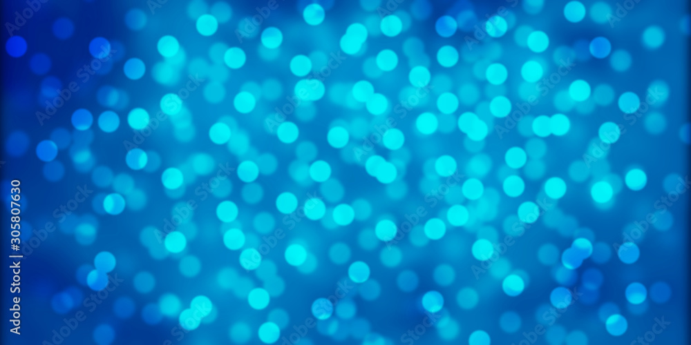 Beautiful blue bokeh background. Bright light effect. Glowing particles on a colored background. Beautiful blue bokeh background. Bright light effect. Glowing particles on a colored background.