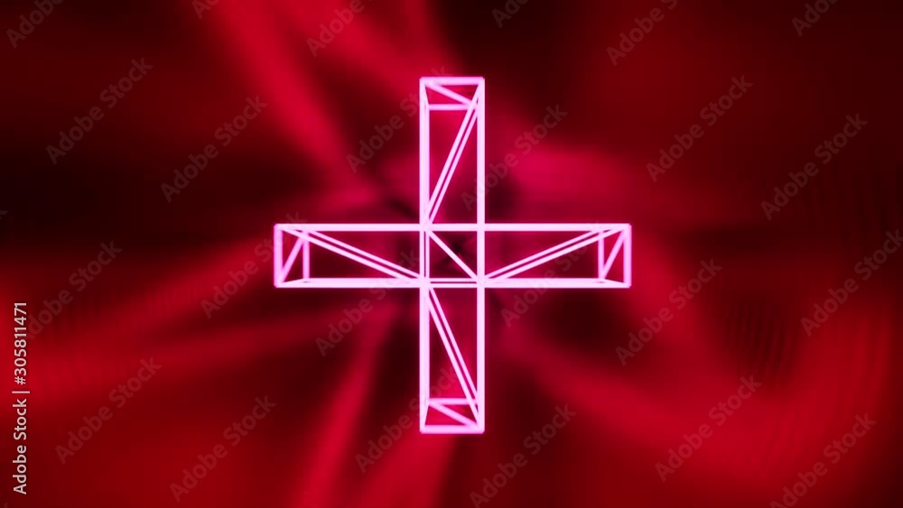 Tunnel with neon sign LGBTQ plus. Radial lines. Abstract technology background. Futuristic space. Show party. 4k Tunnel with neon sign LGBTQ plus. Radial lines. Abstract technology background. Futuristic space. Show party. 4k