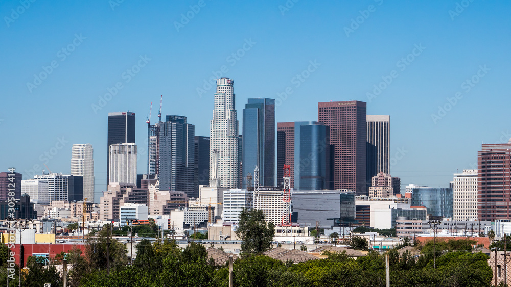 A view of Downton Los Angeles from the Eastern side A view of Downton Los Angeles from the Eastern side