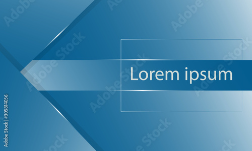 blue business template with text