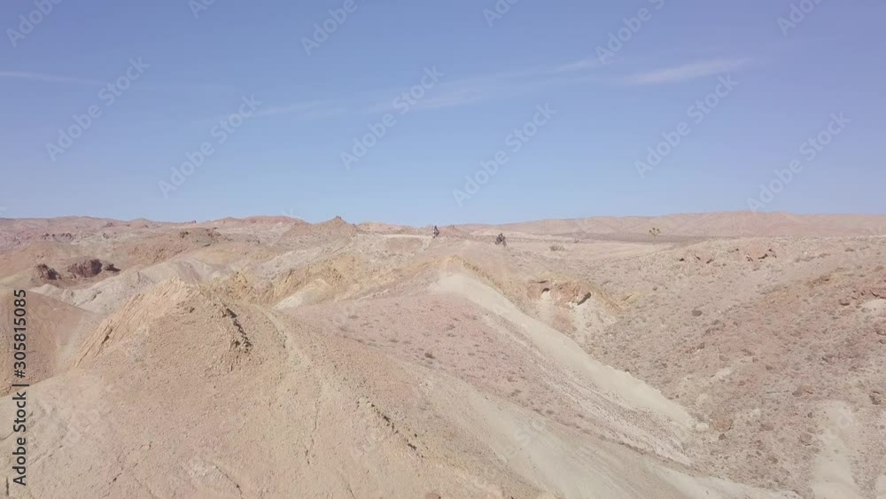 Dirt Bikers in Desert Dirt Bikers in Desert