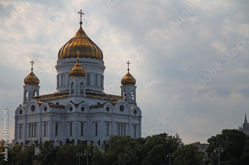 Picture of the Cathedral of Christ the Savior in Moscow