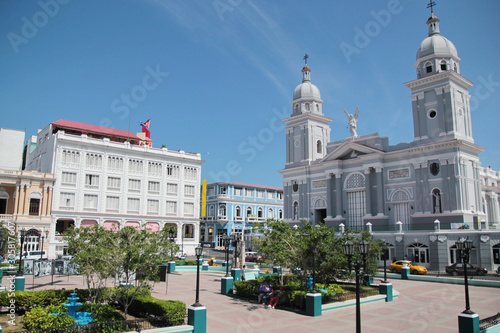 фотографія The cathedral of Nuestra Senora de la Asuncion, in Santiago de Cuba, Cuba