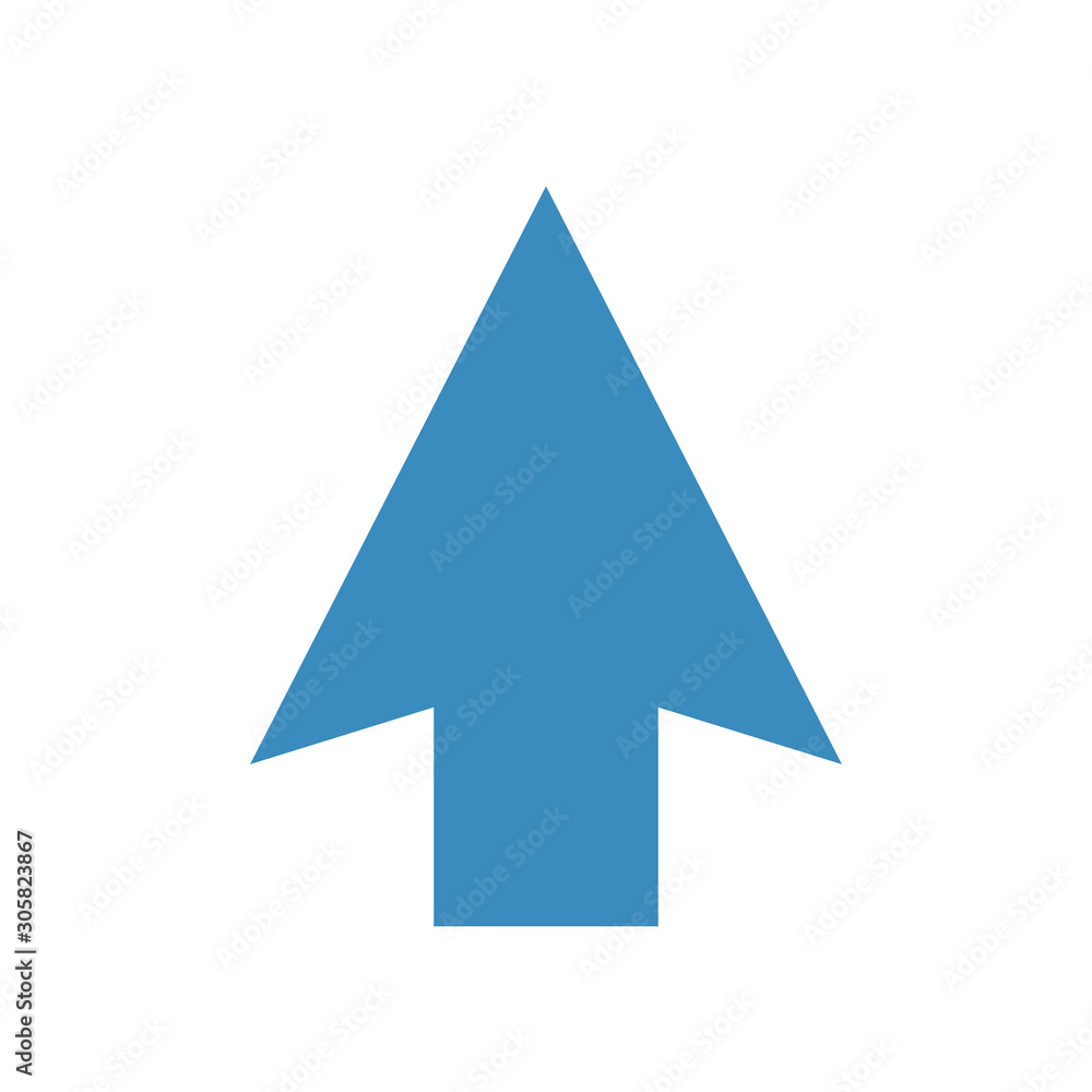 Isolated cursor arrow vector design Isolated cursor arrow vector design