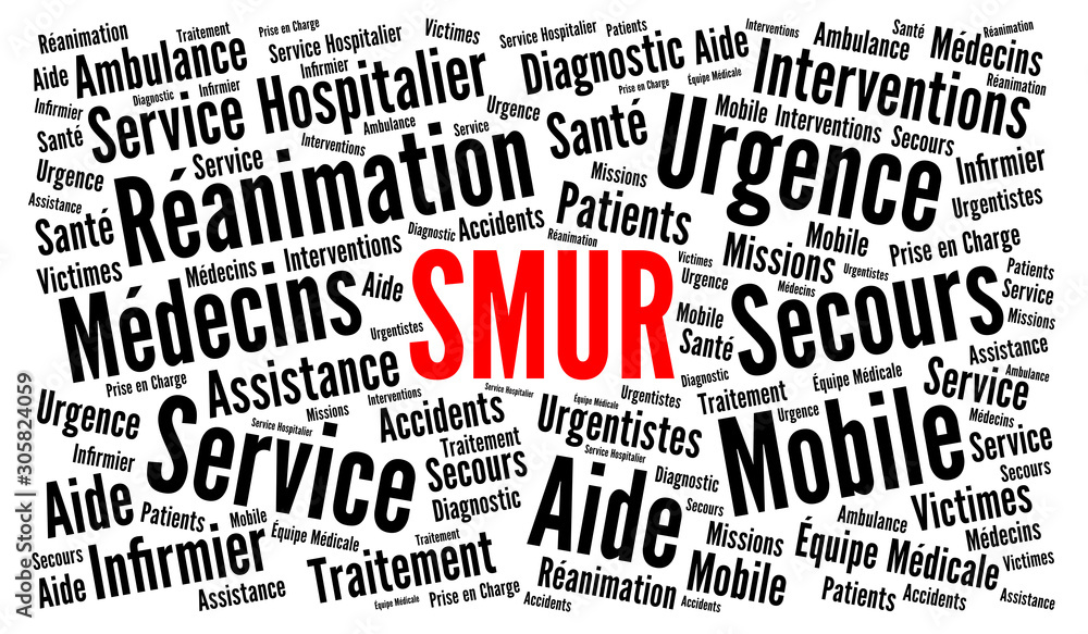 SMUR nuage de mots SMUR nuage de mots