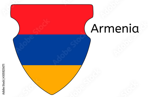 Armenian flag icon, Armenia country flag vector illustration Free Download Armenian flag icon, Armenia country flag vector illustration - GFXLoad