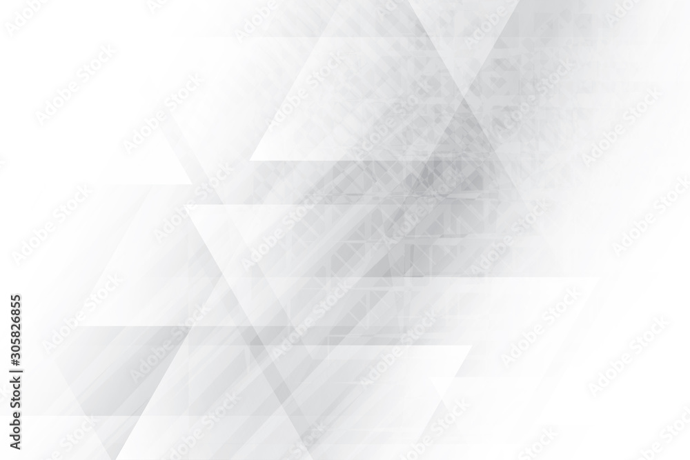 Obraz premium Abstract geometric white and gray color background. Vector, illustration. 