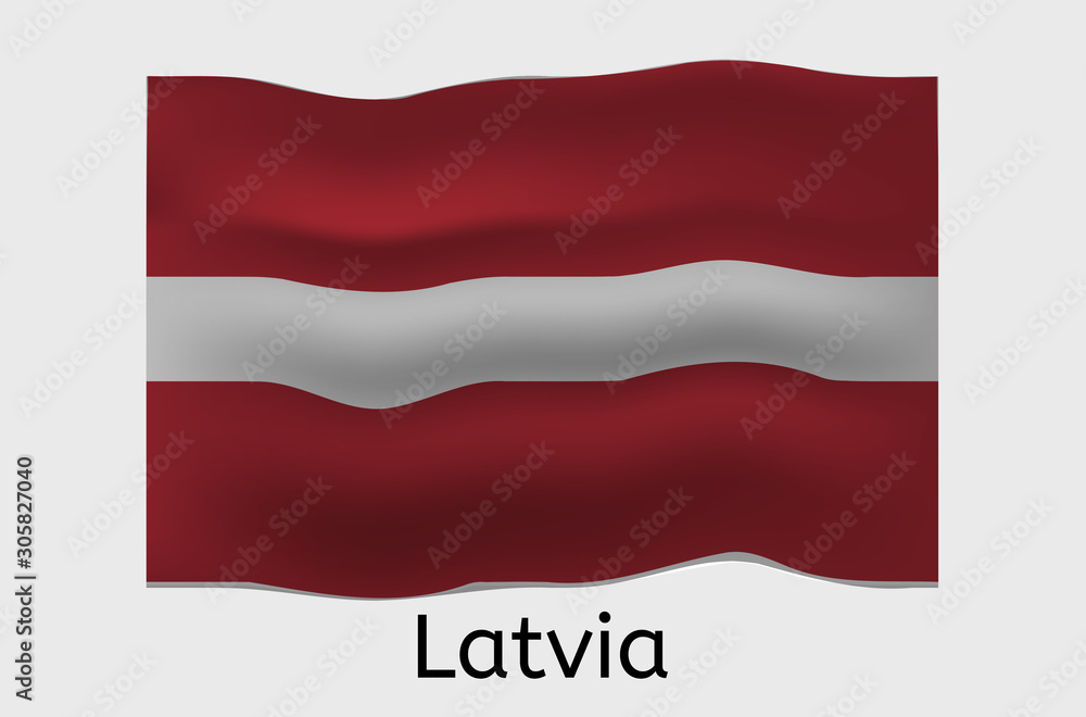 Latvian flag icon, Latvia country flag vector illustration Latvian flag icon, Latvia country flag vector illustration