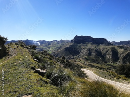 beautiful landscape of the countryside in Guelma, Algeria photo