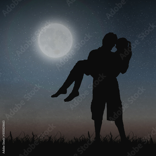 Lovers under The Moonlight