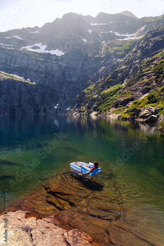 Summer on Leigh Lake in the Cabinet Wilderness Montana