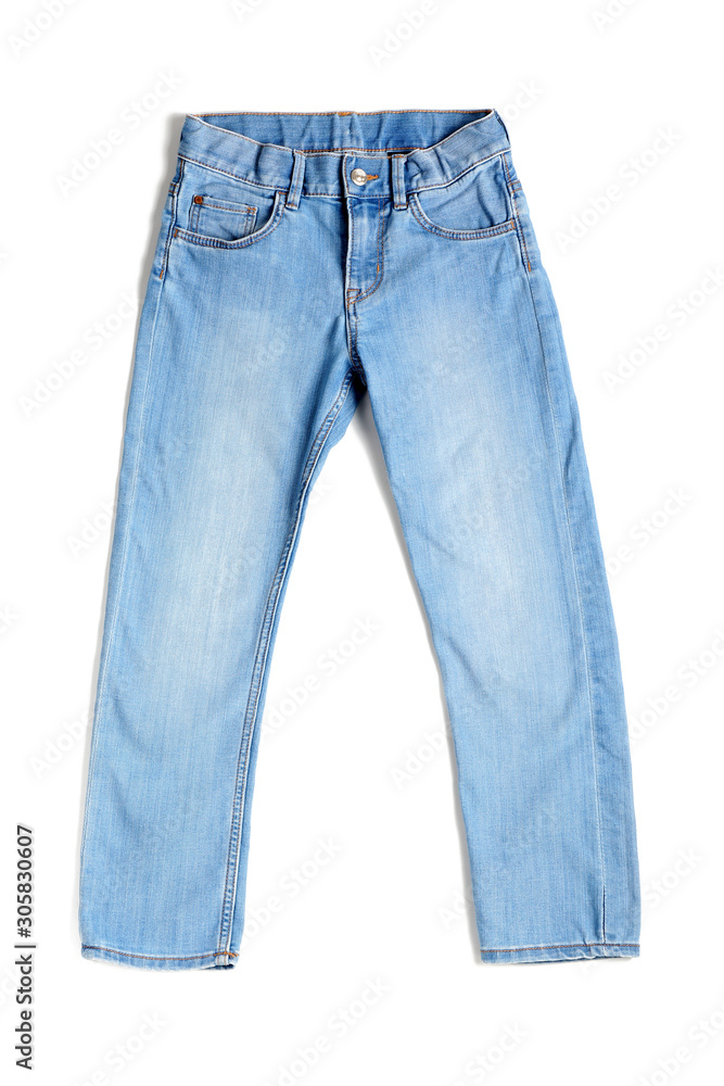 Stylish pants on white background Stylish pants on white background