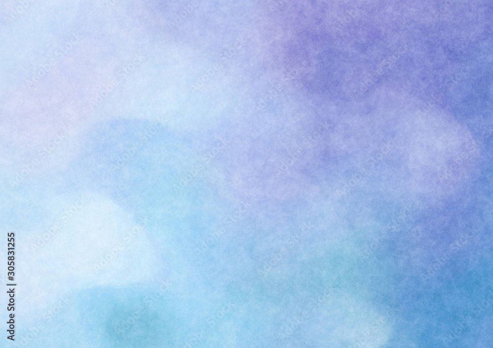 Blue watercolor render background