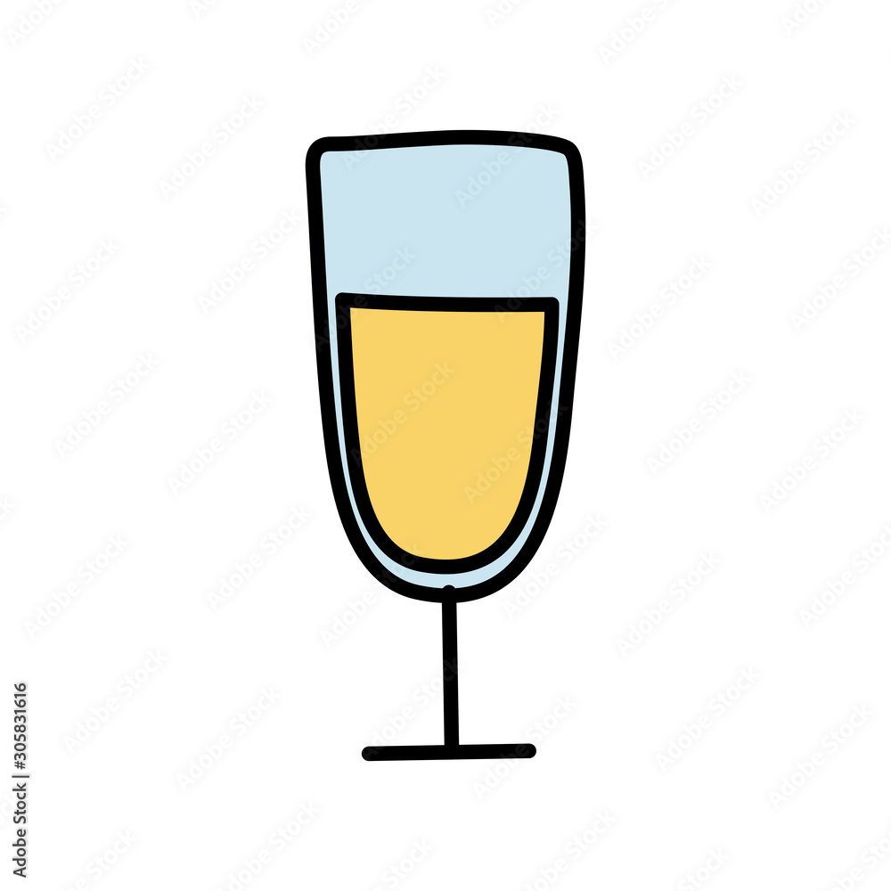 Isolated alcohol cup icon vector design Isolated alcohol cup icon vector design