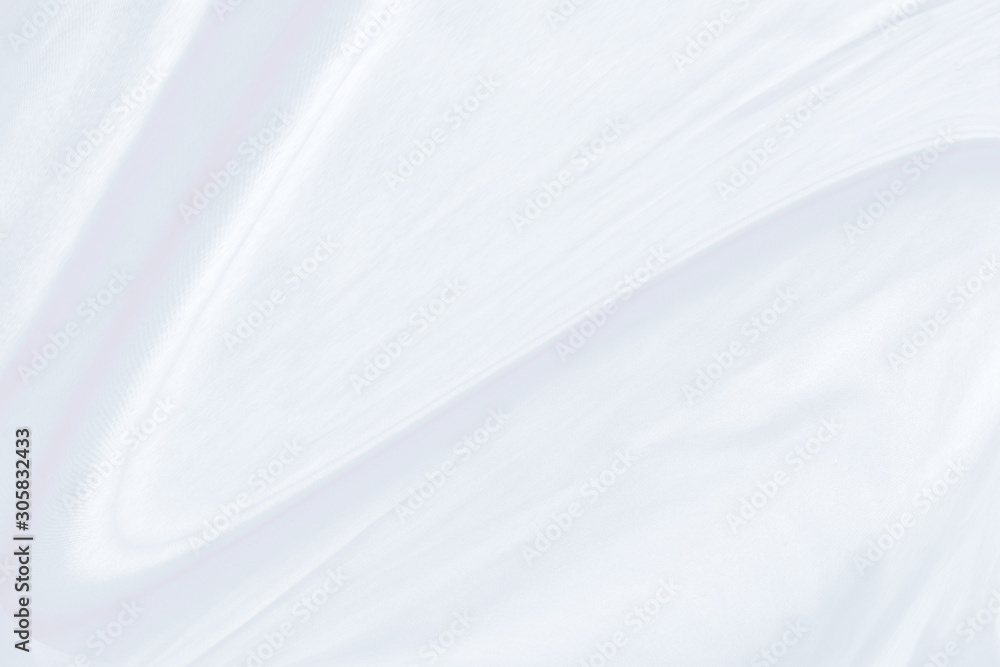 white fabric texture background ,wavy fabric