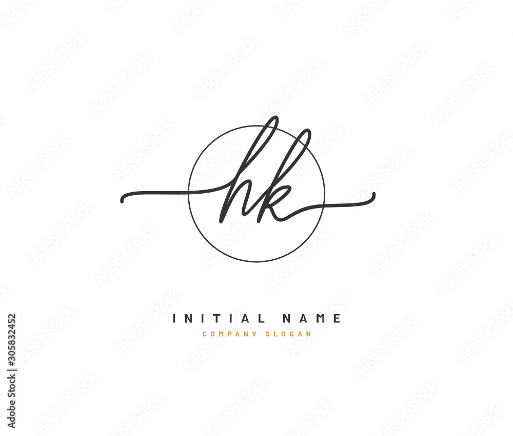 H K HK Beauty vector initial logo, handwriting logo of initial signature, wedding, fashion, jewerly, boutique, floral and botanical with creative template for any company or business. H K HK Beauty vector initial logo, handwriting logo of initial signature, wedding, fashion, jewerly, boutique, floral and botanical with creative template for any company or business.