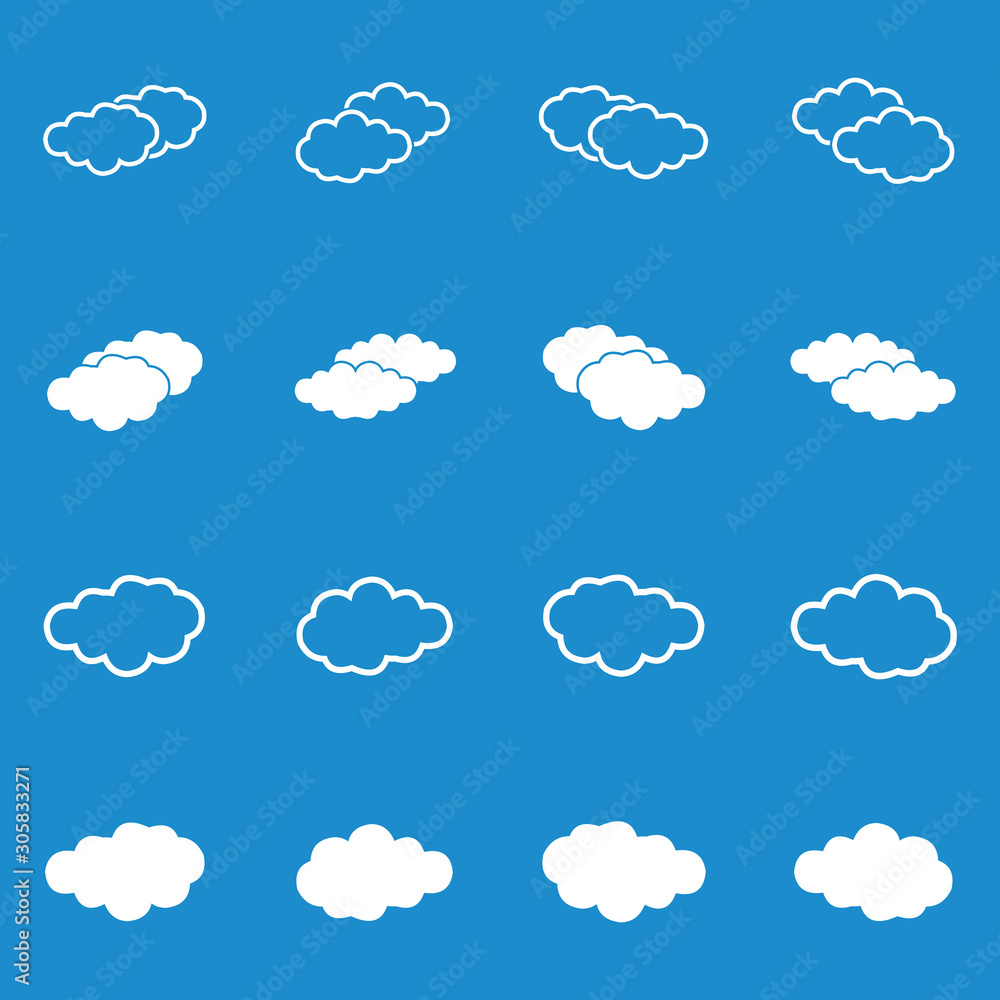 cloud icon vector design symbol