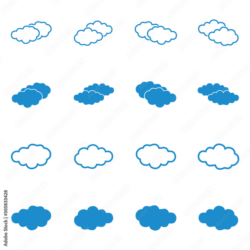 cloud icon vector design symbol cloud icon vector design symbol