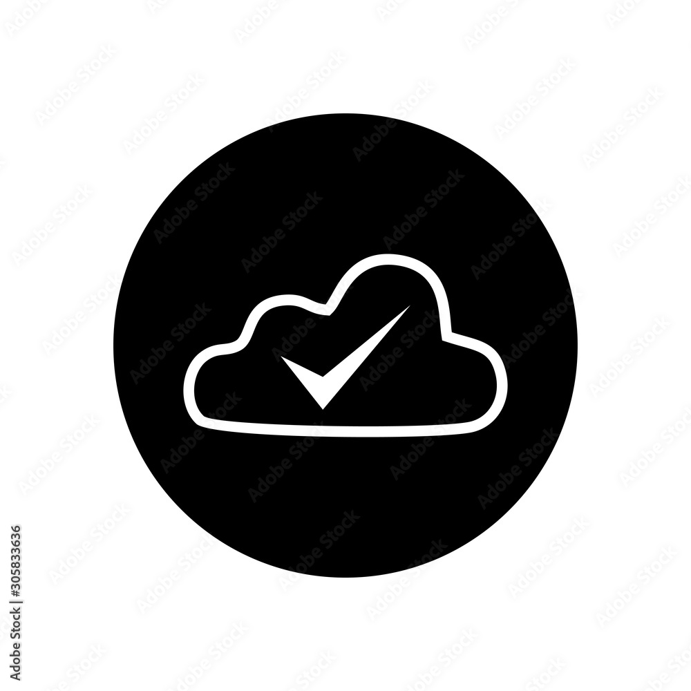 cloud icon vector design symbol