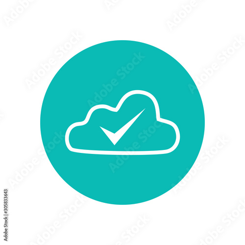 cloud icon vector design symbol