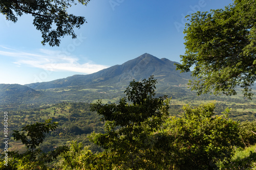  The Chinchontepec Volcano in San Vicente, El Salvador, Central America.
