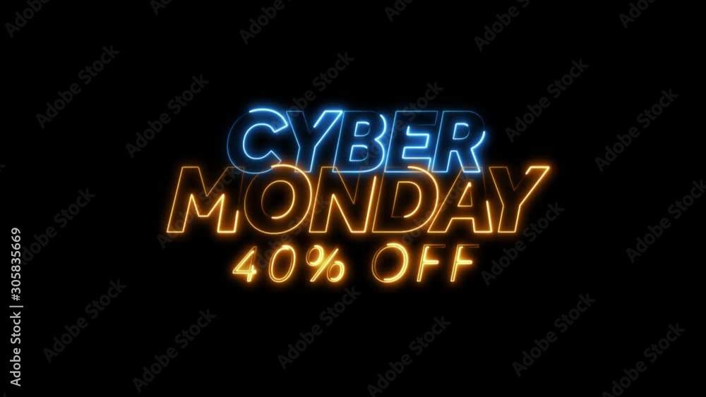 Cyber Monday 40% Off - Neon Cyber Monday 40% Off - Neon
