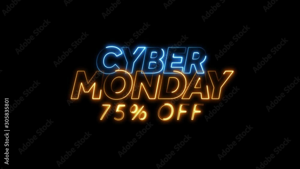 Cyber Monday 75% Off - Neon Cyber Monday 75% Off - Neon