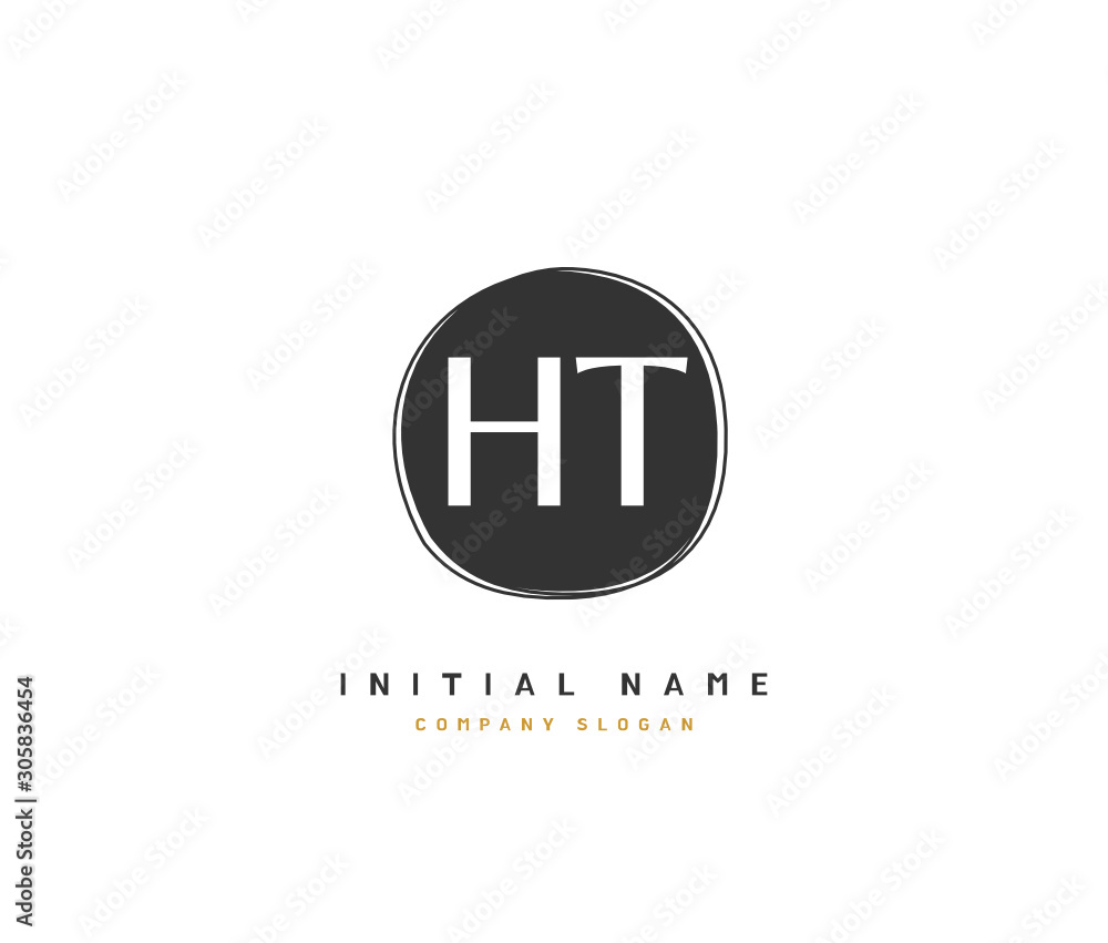 H T HT Beauty vector initial logo, handwriting logo of initial signature, wedding, fashion, jewerly, boutique, floral and botanical with creative template for any company or business. H T HT Beauty vector initial logo, handwriting logo of initial signature, wedding, fashion, jewerly, boutique, floral and botanical with creative template for any company or business.