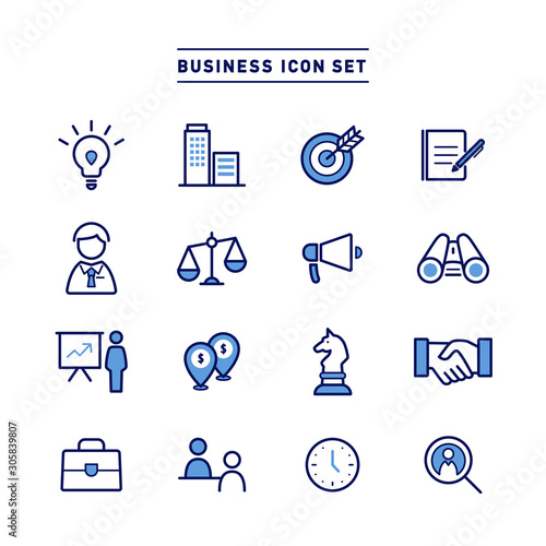 BUSINESS ICON SET