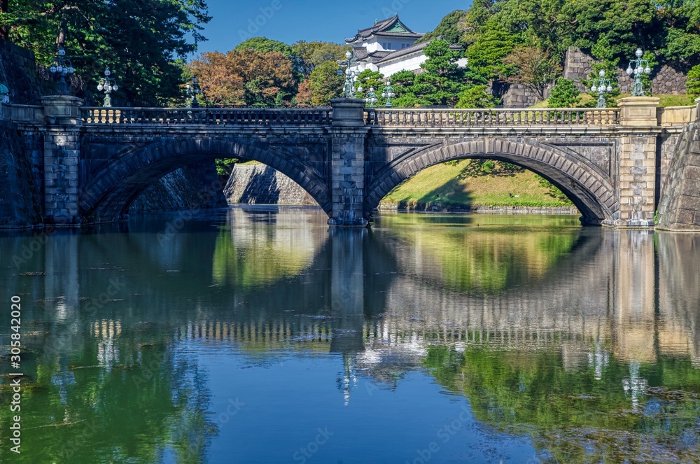 Seimon Stonebridge at the Imperial Palace in Tokyo, Japan