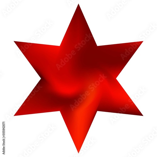 Abstract background in the form of hexagram.