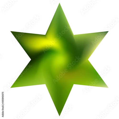 Abstract background in the form of hexagram.