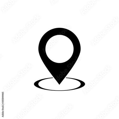 pin maps icon vector design symbol