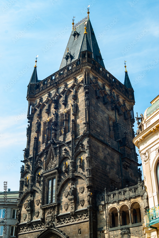 Obraz premium Powder Gate or Powder Tower, Prague, Czech Republic