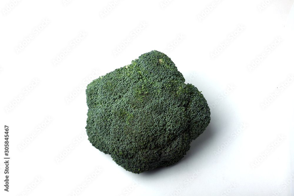 broccoli isolated on white background flat lay broccoli isolated on white background flat lay