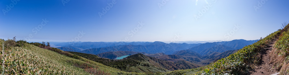 苗場山からのパノラマ