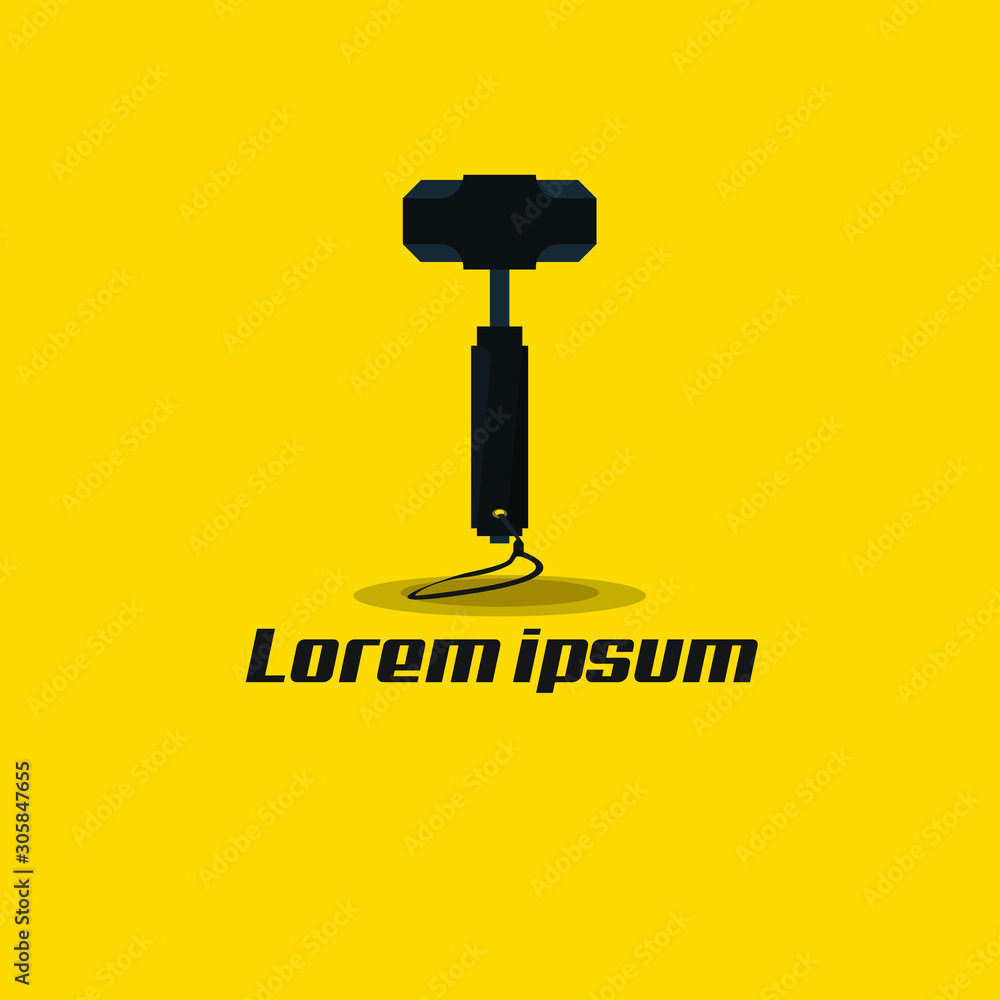 Hammer Logo Icon for Game, bussines or game and others Hammer Logo Icon for Game, bussines or game and others
